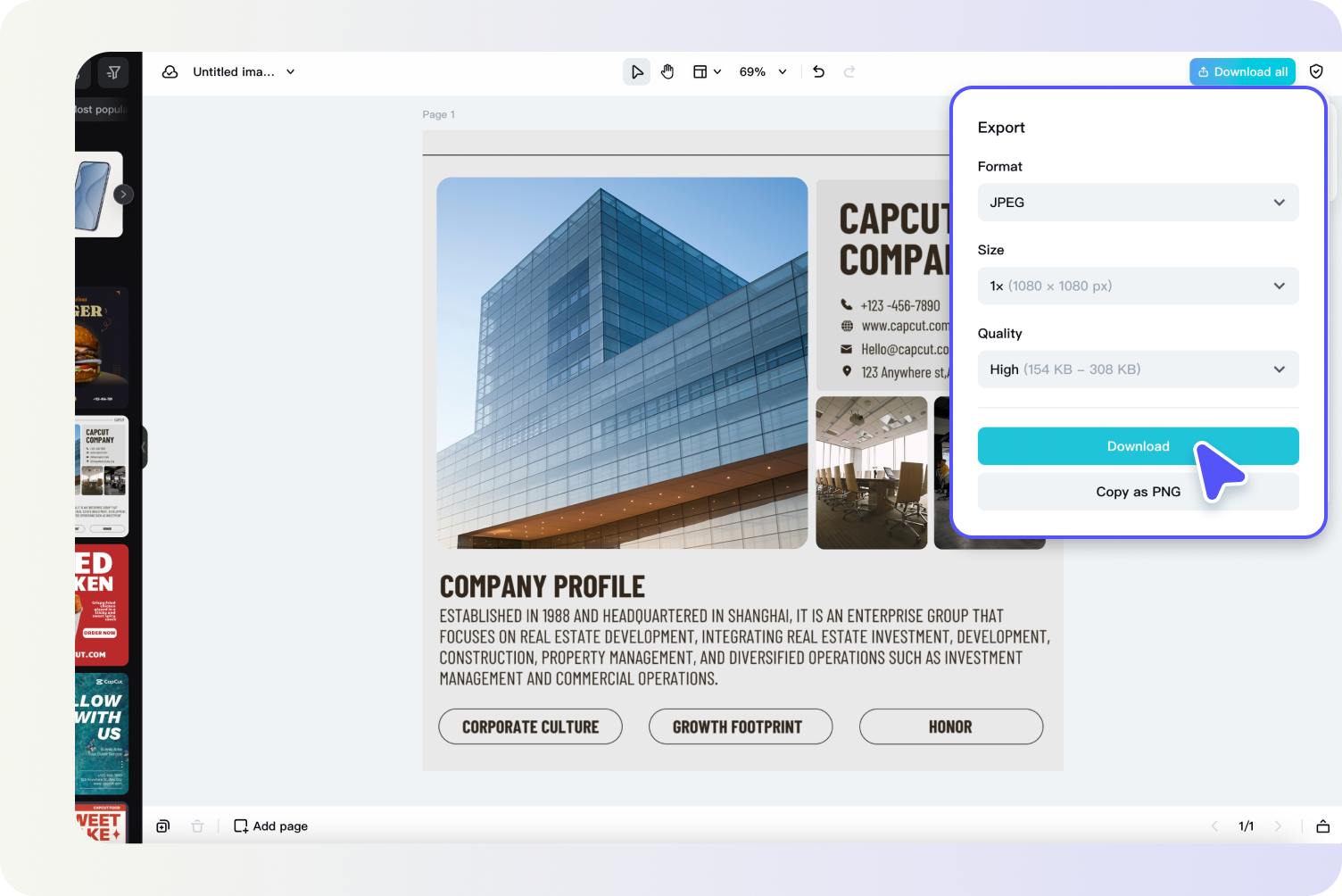 Eksportuj i udostępnij obraz